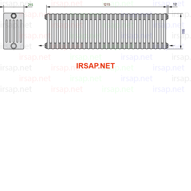 Радиатор IRSAP Tesi 60550/27 T08 CL 01